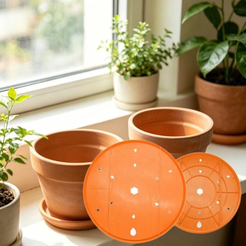Flower pot drainage - flower,