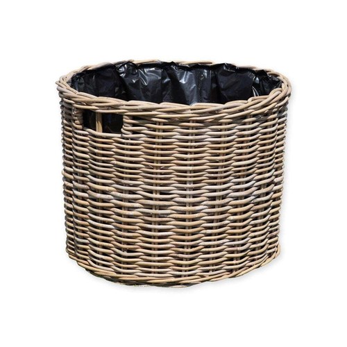 Grey buff rattan lined - rattan,