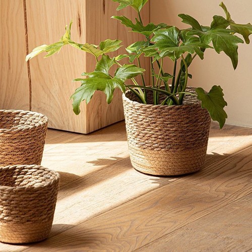 Decorative weaving flower pot - decorative,