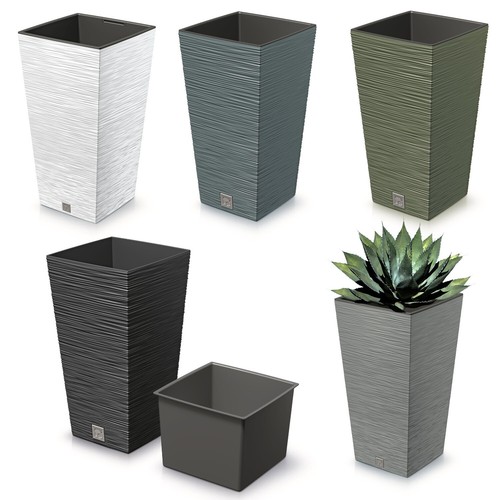 Tall flower pot - pot, with